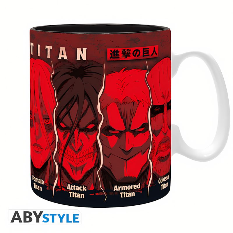 Attack On Titan | All Titans | Mug King Size (460ml)