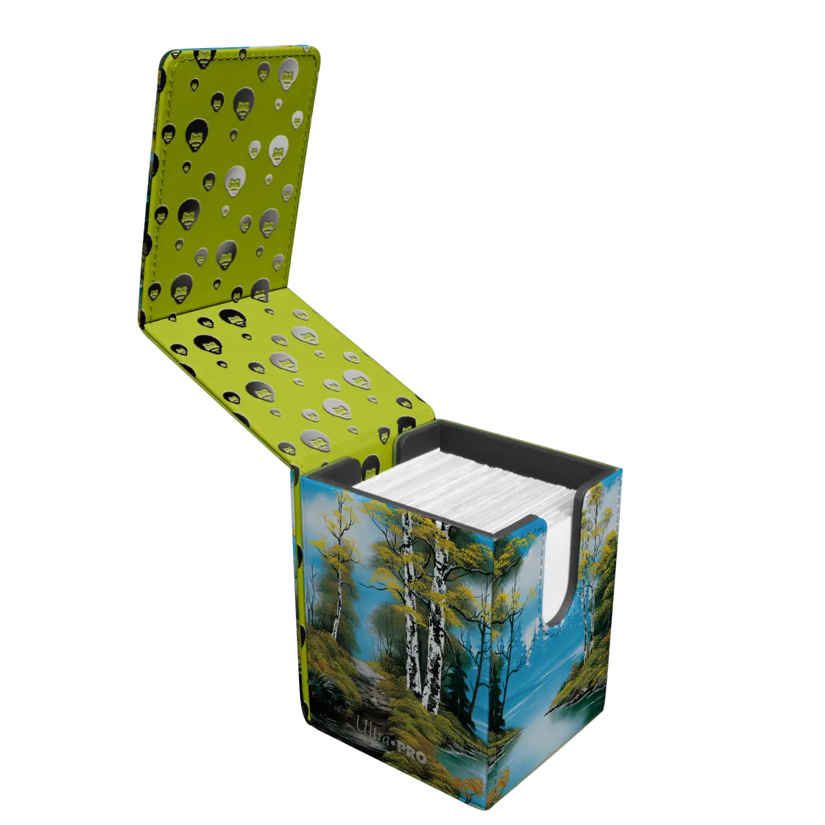 Ultra Pro - Bob Ross Lakeside Path Alcove Flip Deck Box Ultra Pro - Bob Ross Lakeside Path Alcove Flip Deck Box