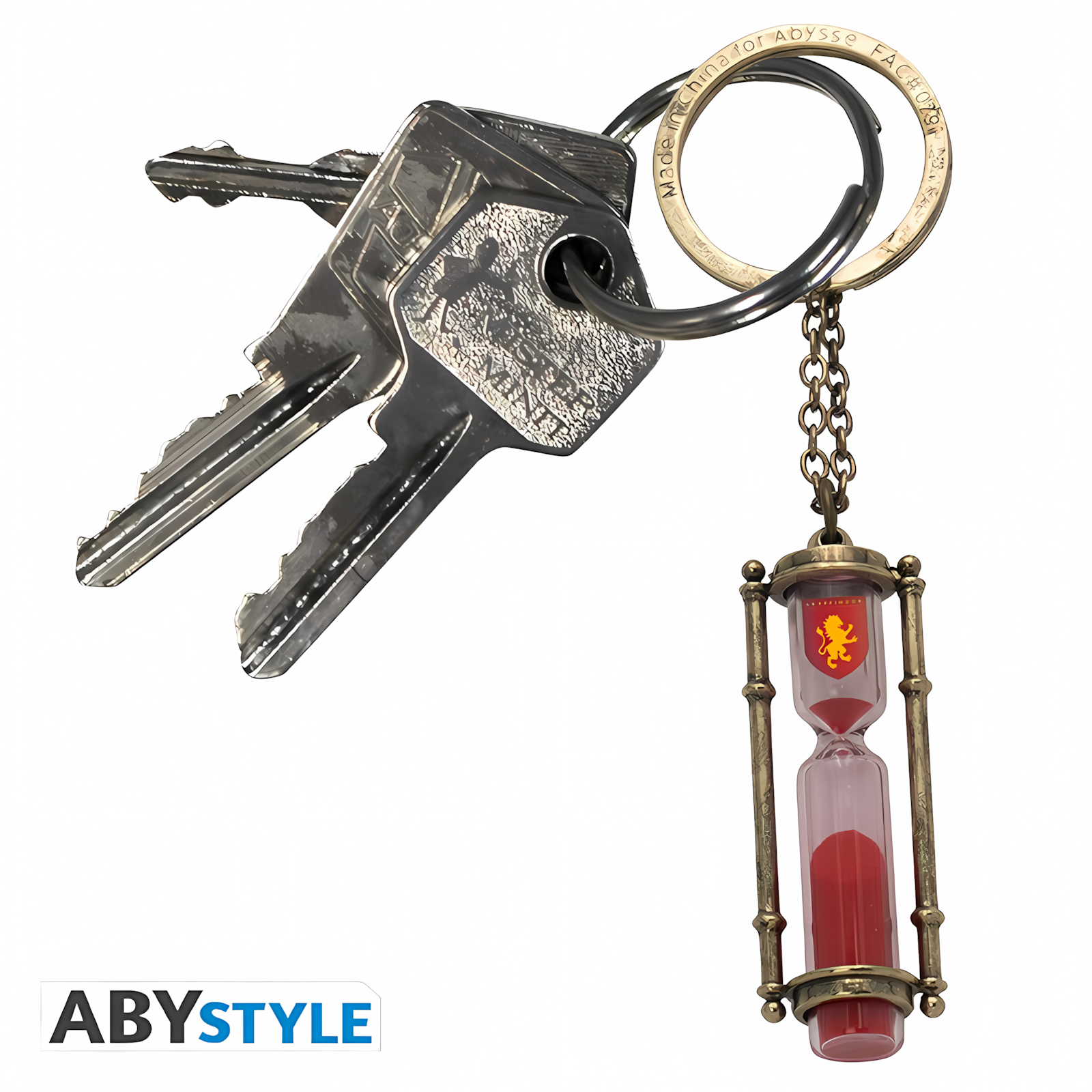 Abysse: Harry Potter - 3D Keychain - Gryffindor Hourglass