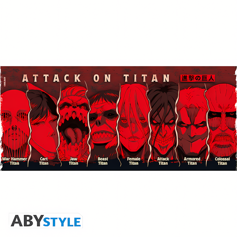 Attack On Titan | All Titans | Mug King Size (460ml)
