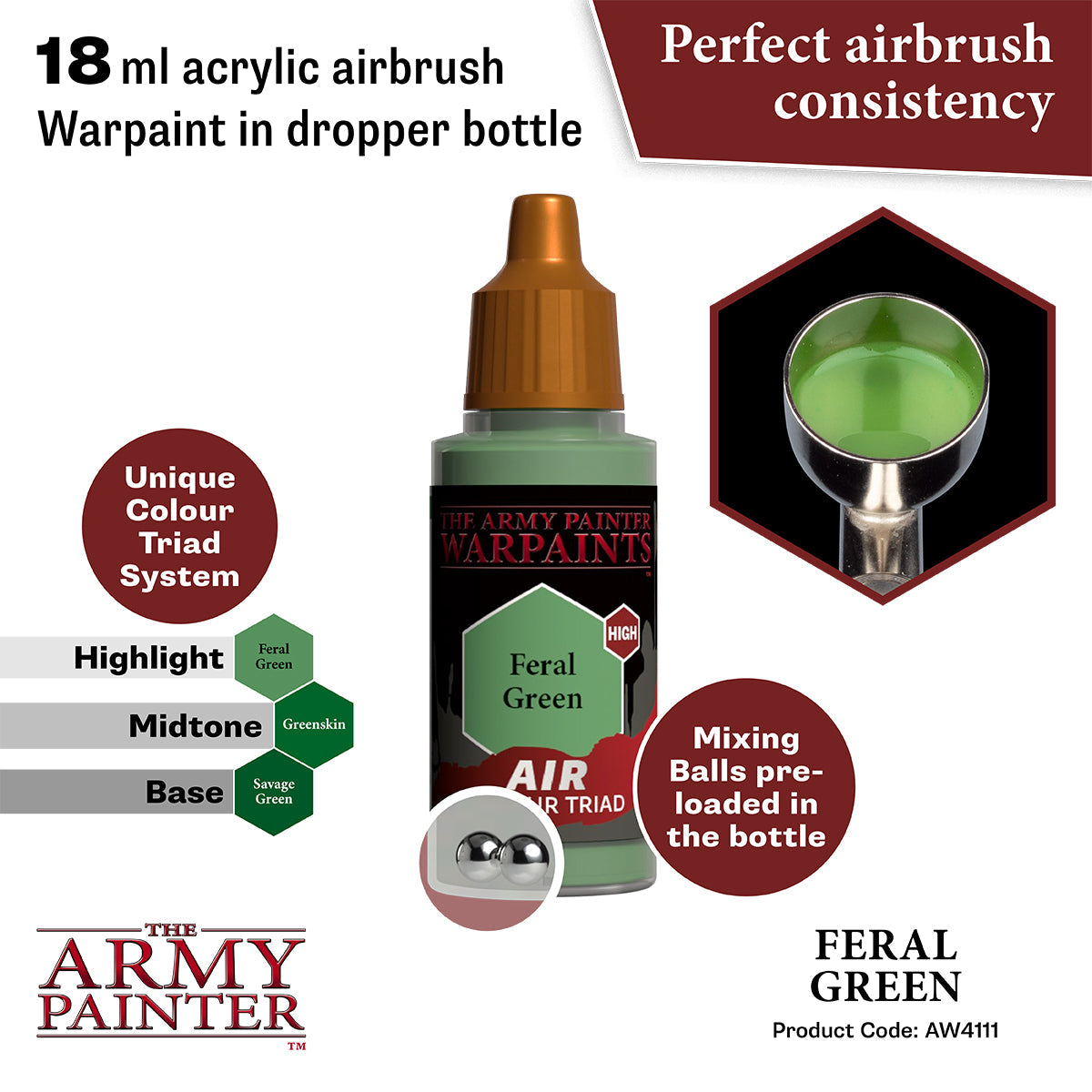 The Army Painter - Feral Green - Warpaints Air
