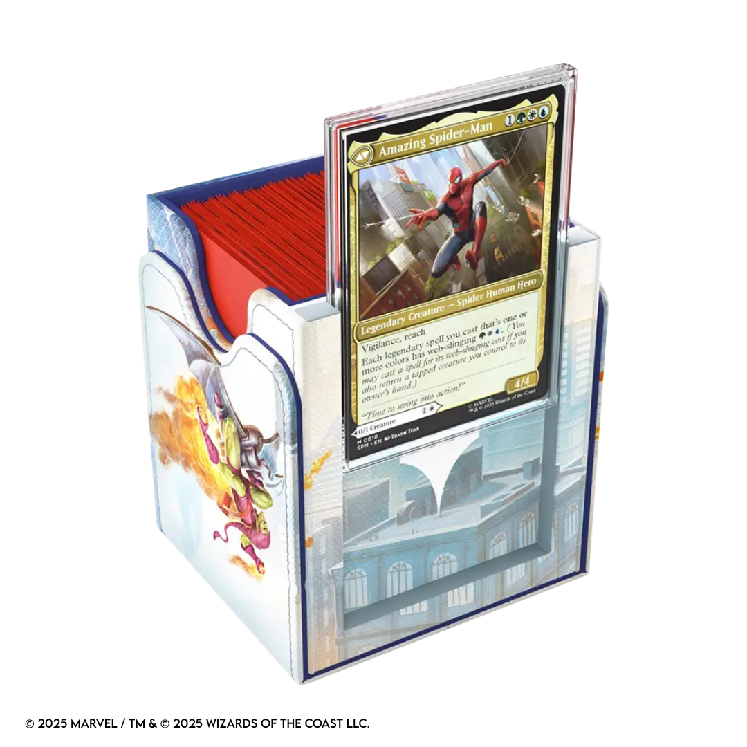 Gamegenic | Magic: The Gathering - Spider-Man / Green Goblin | Deckbox Art Squire Plus 100+ XL Convertible