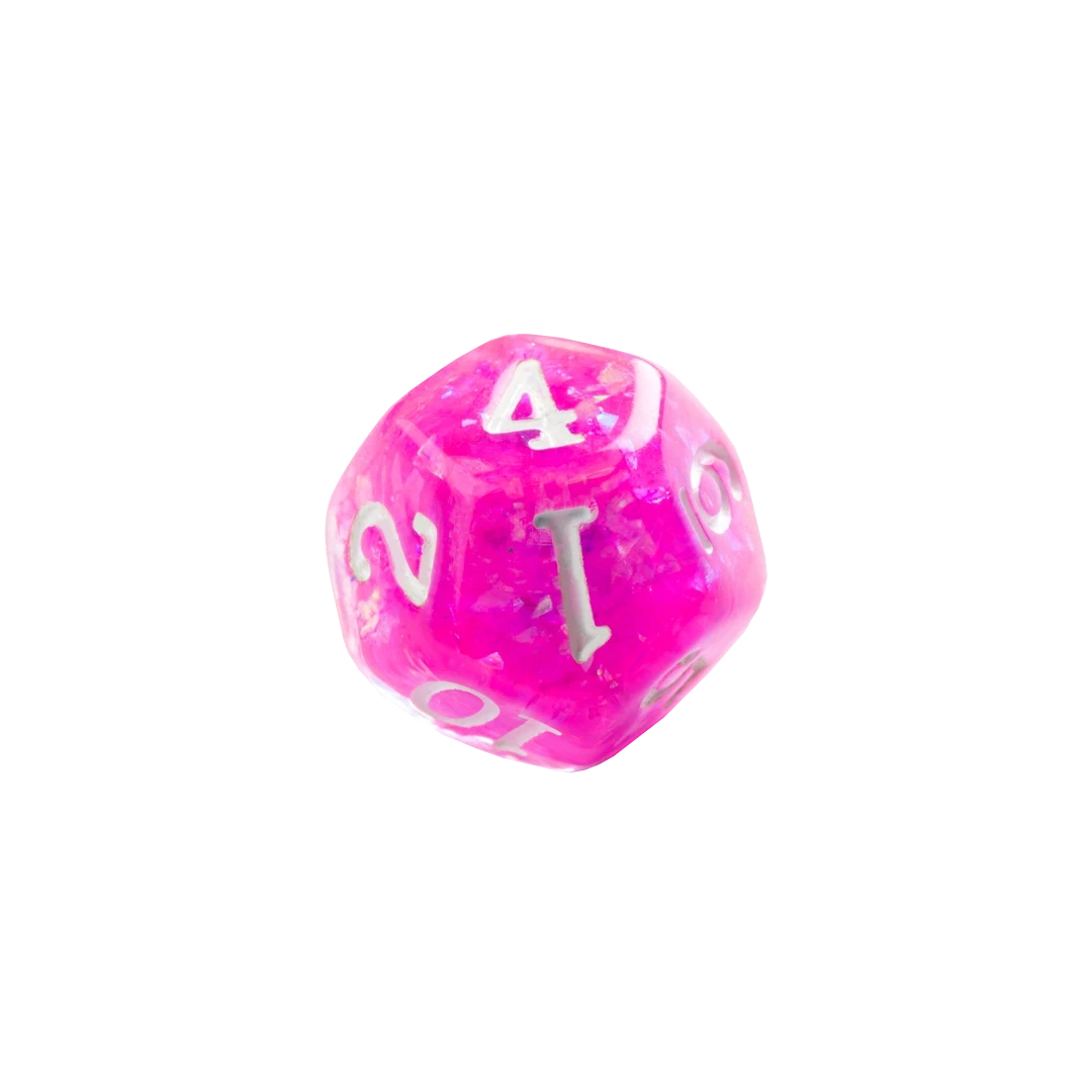 Gamegenic | RPG Dice Set | Candy-like Series Raspberry