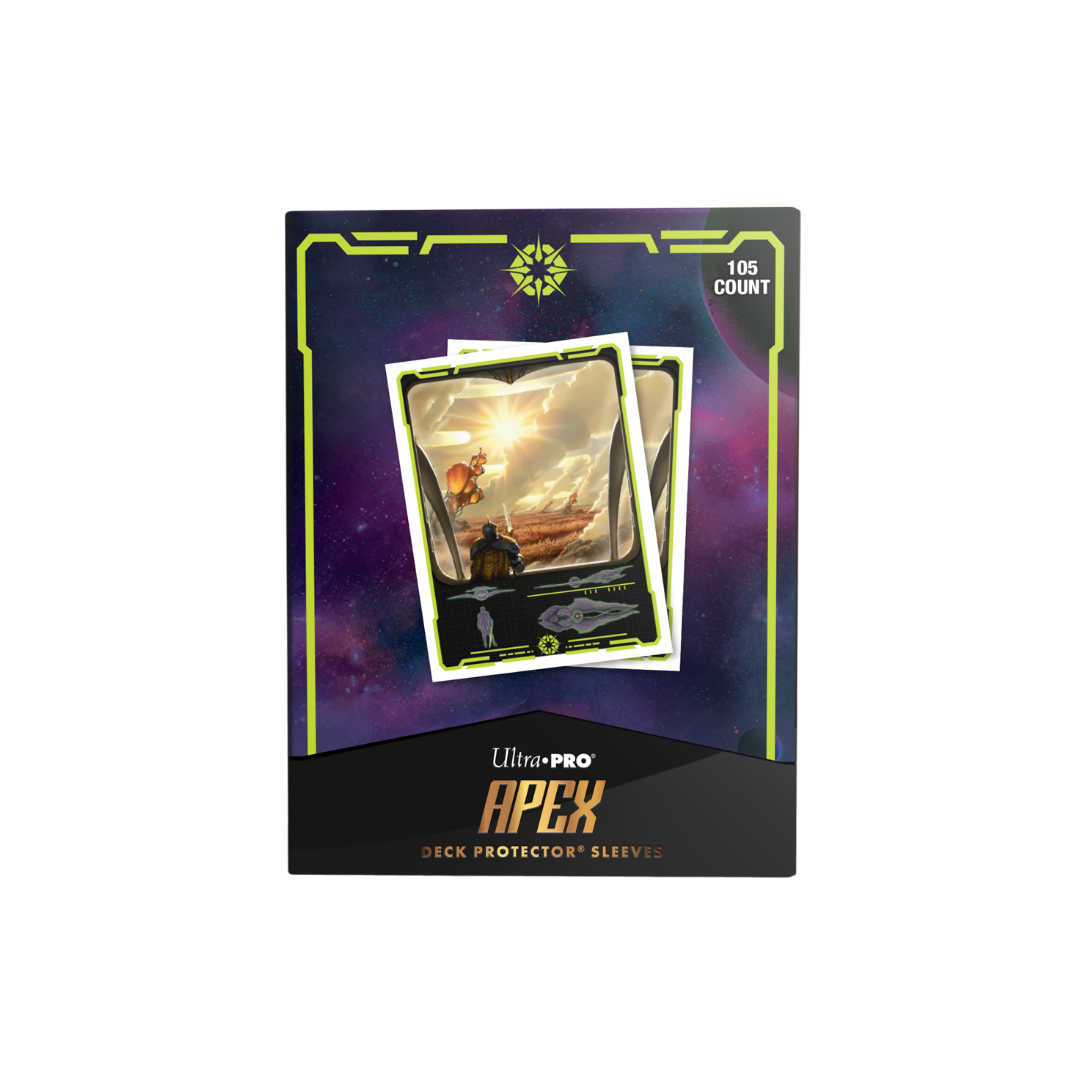 Ultra Pro - Edge of Eternities - Adagia, Windswept Bastion - 105ct Apex Deck Protector Sleeves for Magic: The Gathering