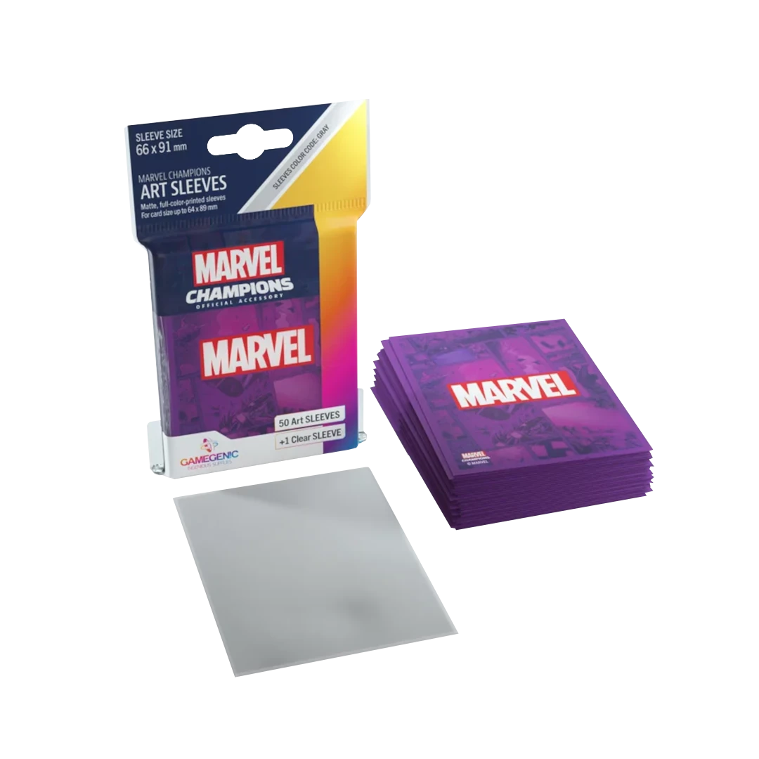 Gamegenic | Marvel Champions Sleeves | Marvel Purple (50+1)