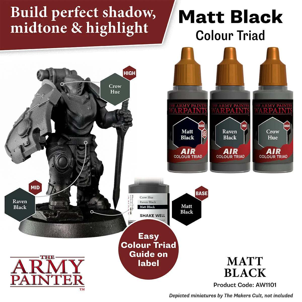 The Army Painter - Matt Black - Warpaints Air