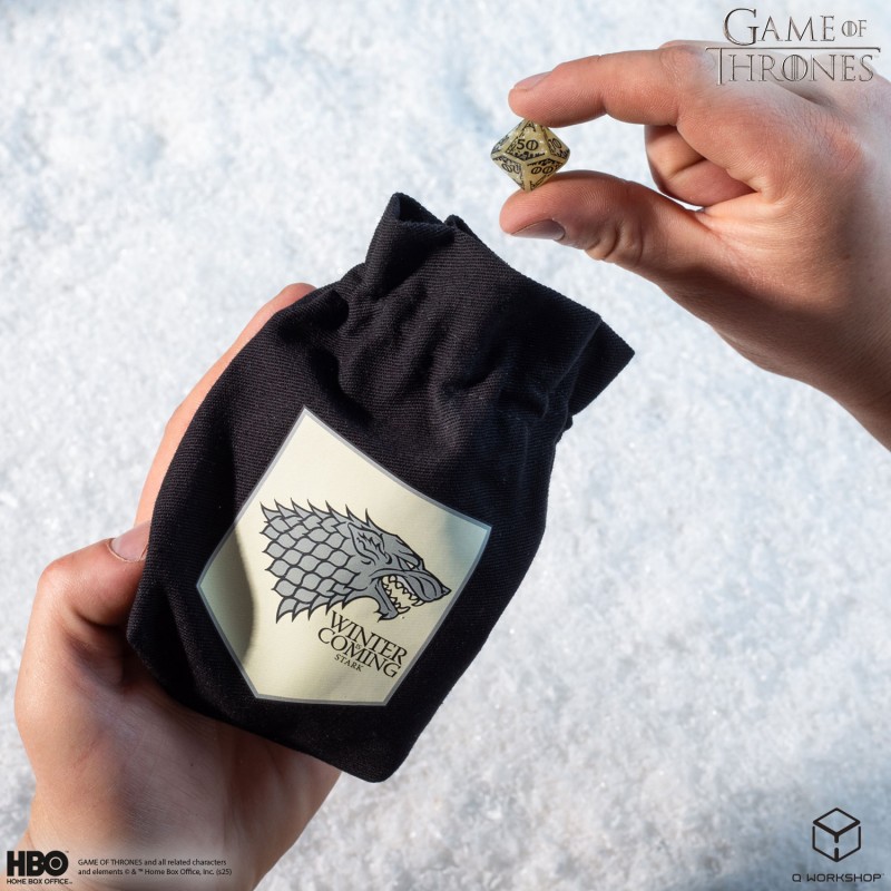 Q Workshop | Stark | Game Of Thrones Dice Pouch