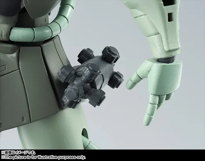 Tamashii Nations | MS-06 Zaku (Version A.N.I.M.E. Reissue) The Robot Spirits (13cm) | Gundam