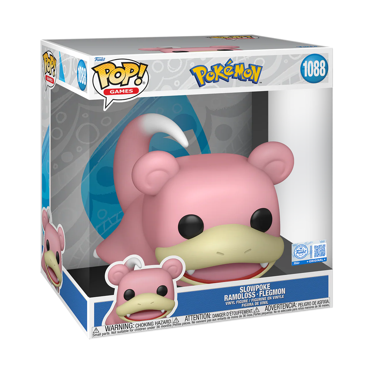 POP! Games: Slowpoke - Pokémon (Jumbo Sized)