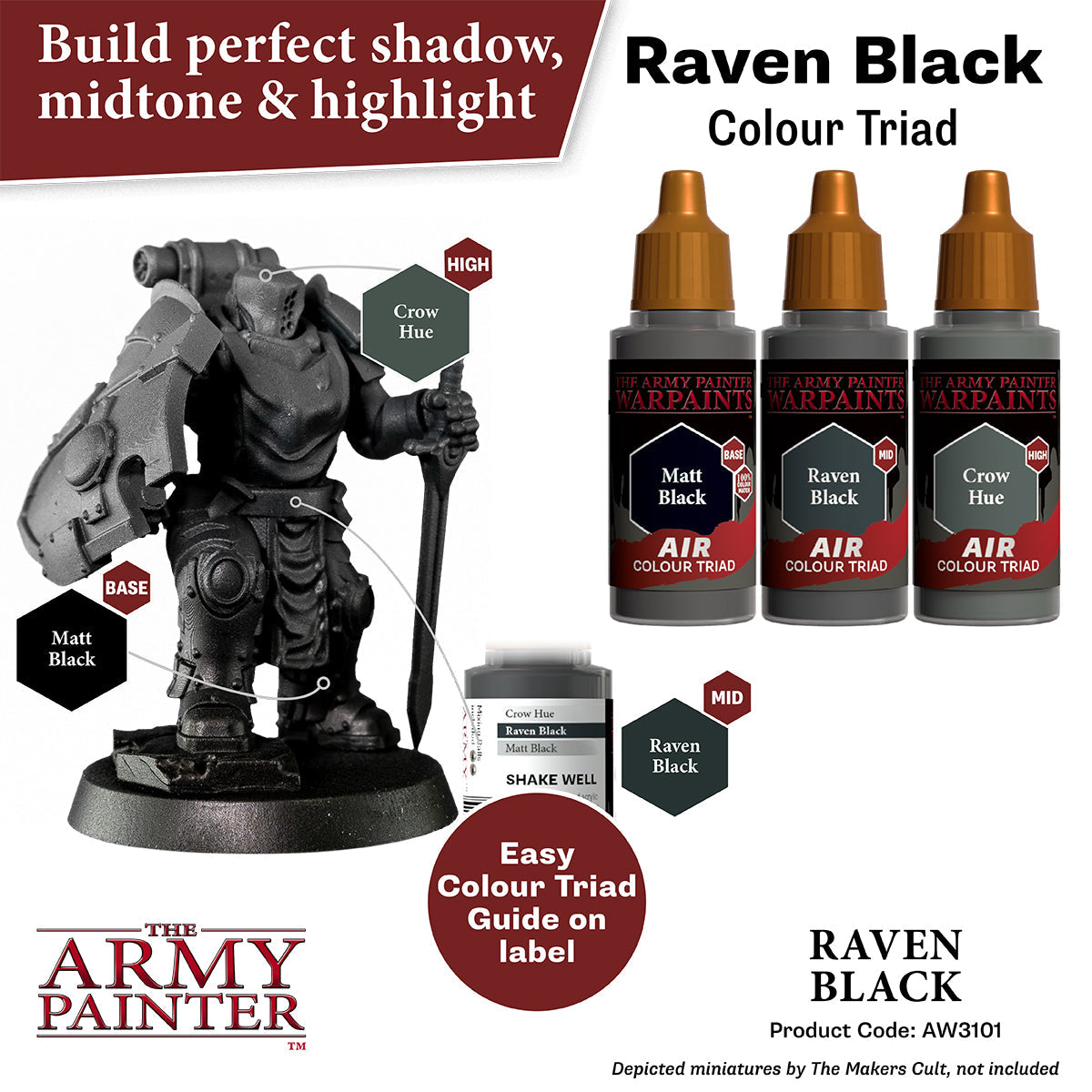 The Army Painter - Raven Black - Warpaints Air