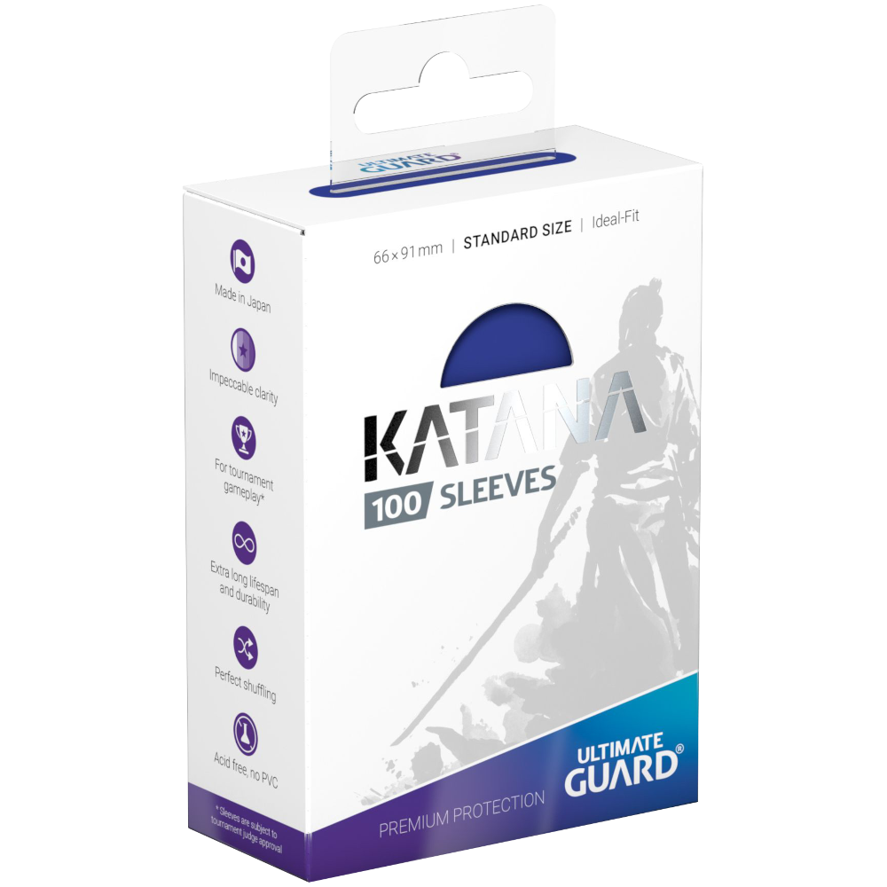 Ultimate Guard - Katana Sleeves Standard Size (100) sleeve farbe: blau