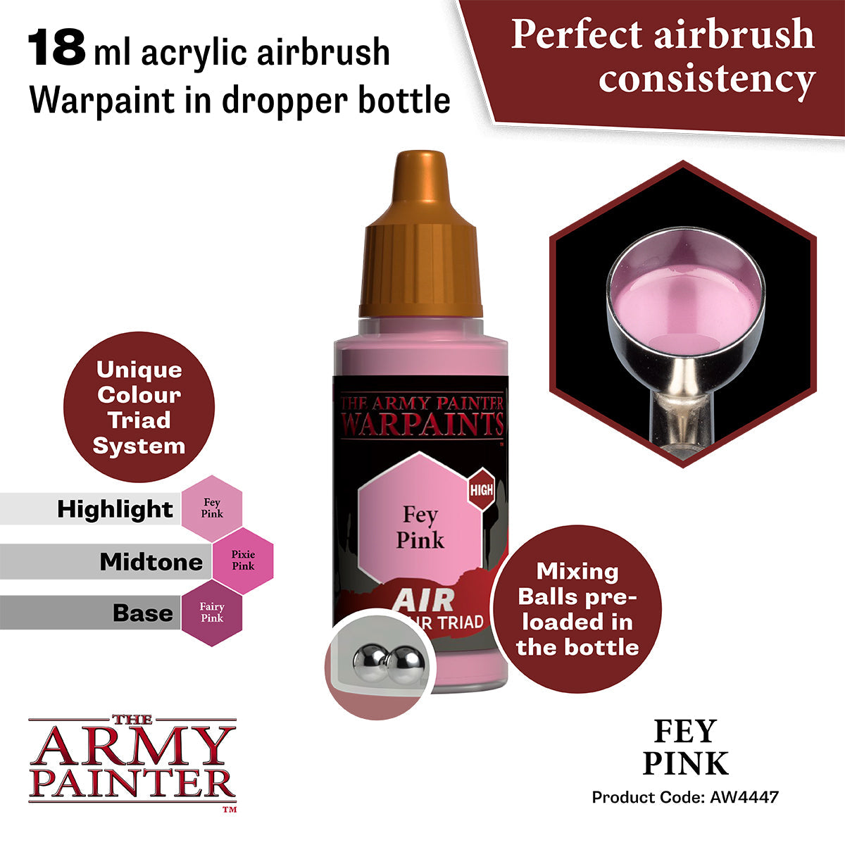 The Army Painter - Fey Pink - Warpaints Air
