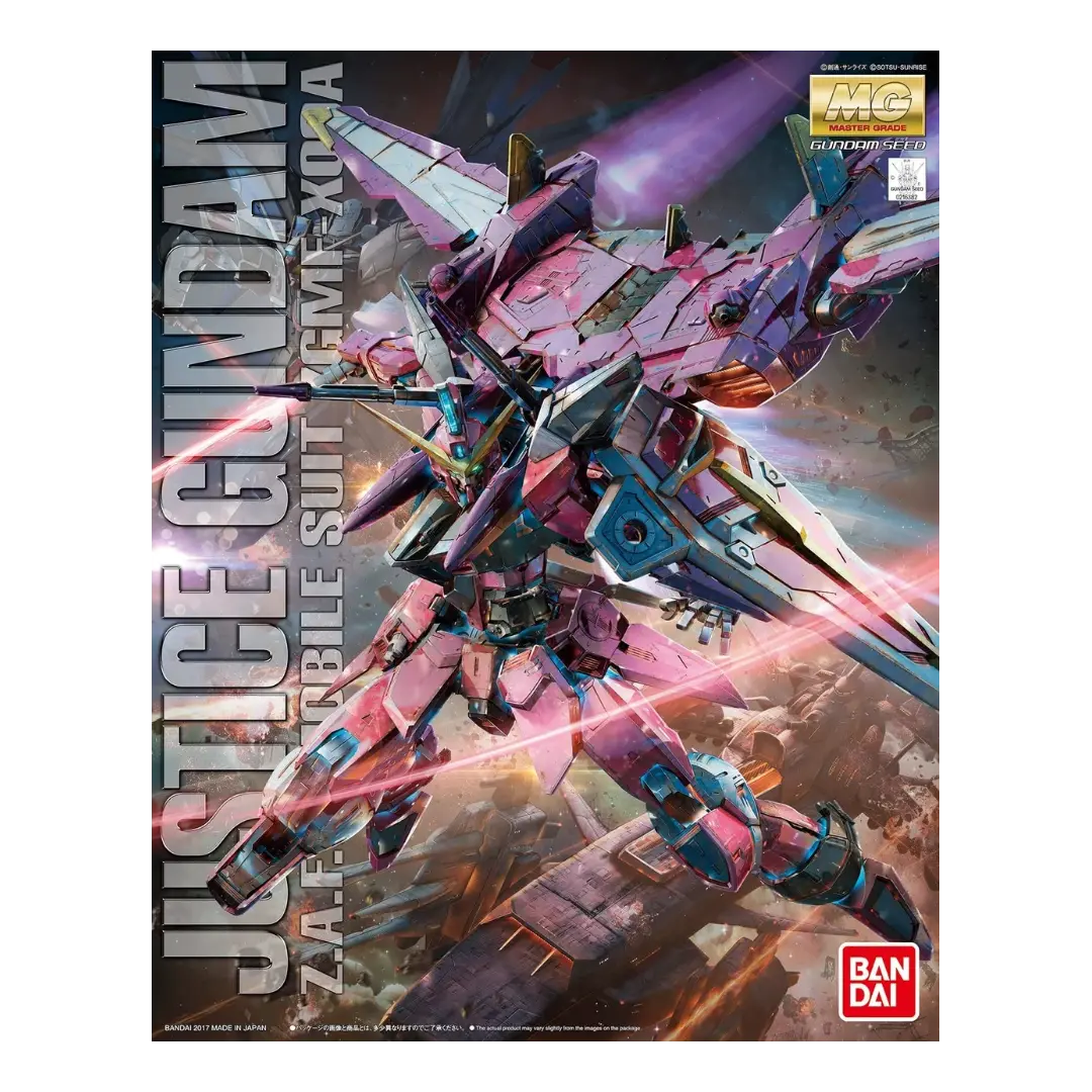 Bandai: MG Gundam Justice Ver. 2.0 – Mobile Suit Gundam SEED (1/100)