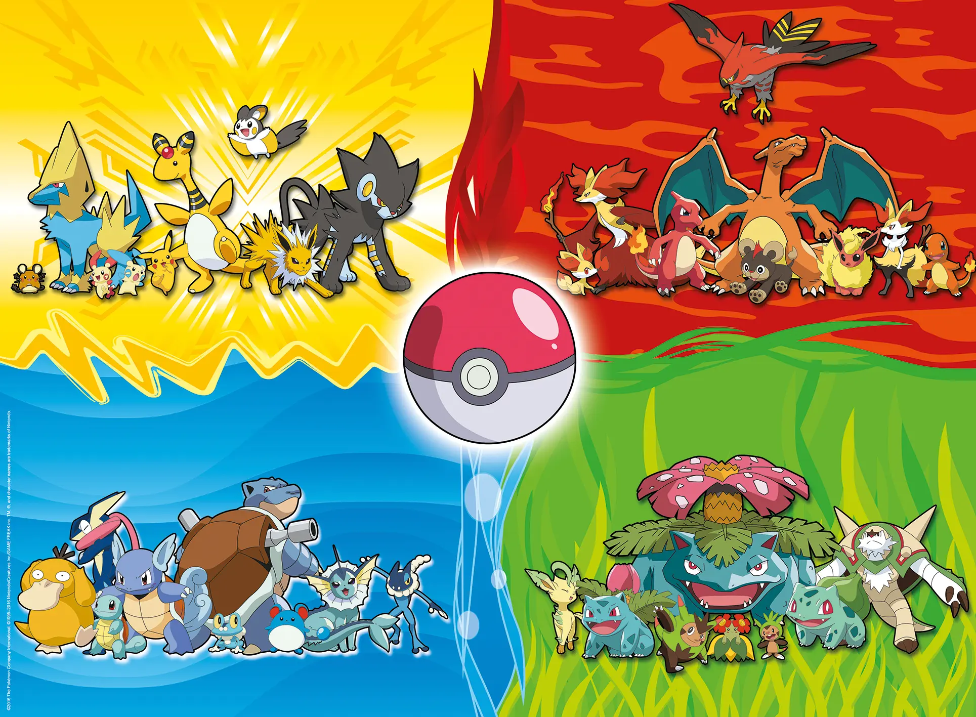 Ravensburger | Pokémon Typen | 150 Teile Puzzle