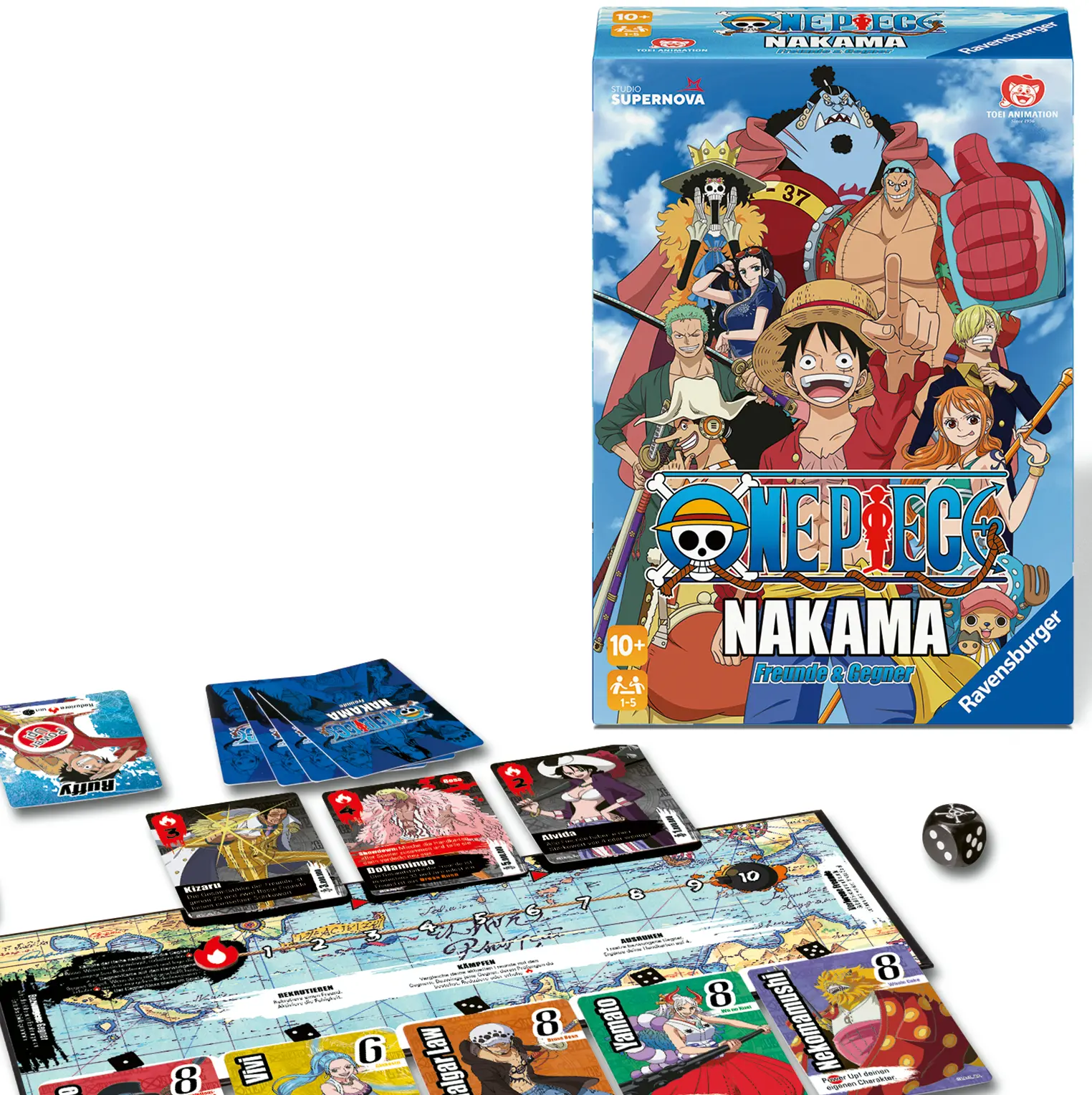 Ravensburger | One Piece Nakama | Gesellschaftsspiel