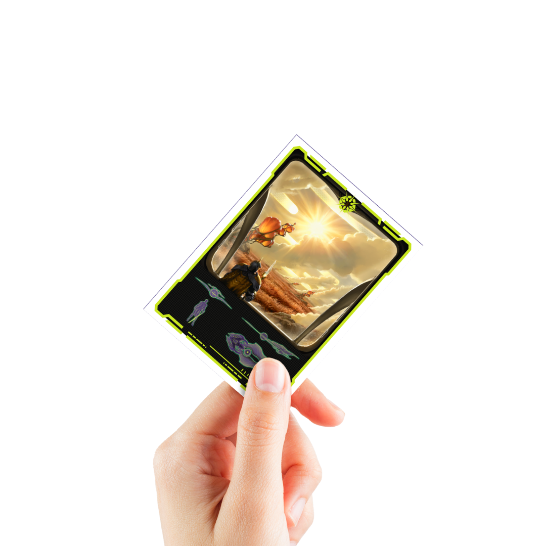 Ultra Pro - Edge of Eternities - Adagia, Windswept Bastion - 105ct Apex Deck Protector Sleeves for Magic: The Gathering