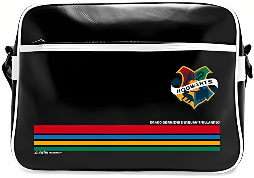 Abysse: Harry Potter - Messenger Bag Vinyl (Black) - Hogwarts