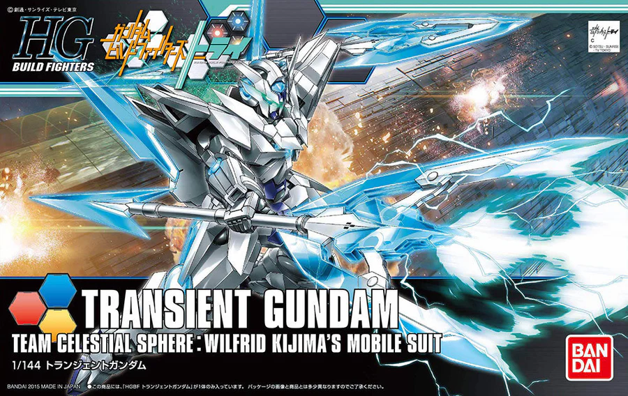 Bandai: HGBF Gundam Transient – Gundam Build Fighters (1/144)