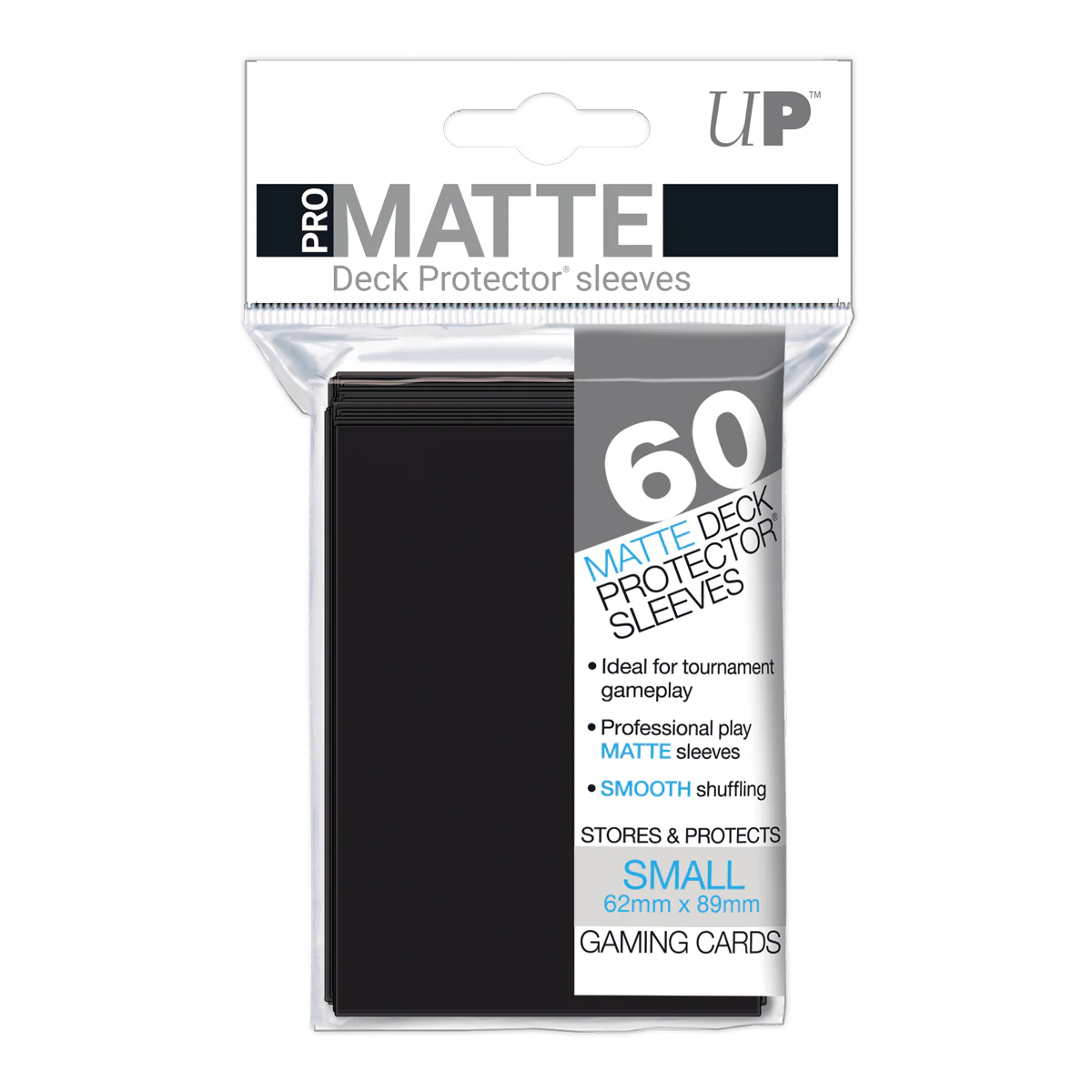 Ultra Pro - Pro-Matte Small Deck Protector Sleeves - 60ct Black