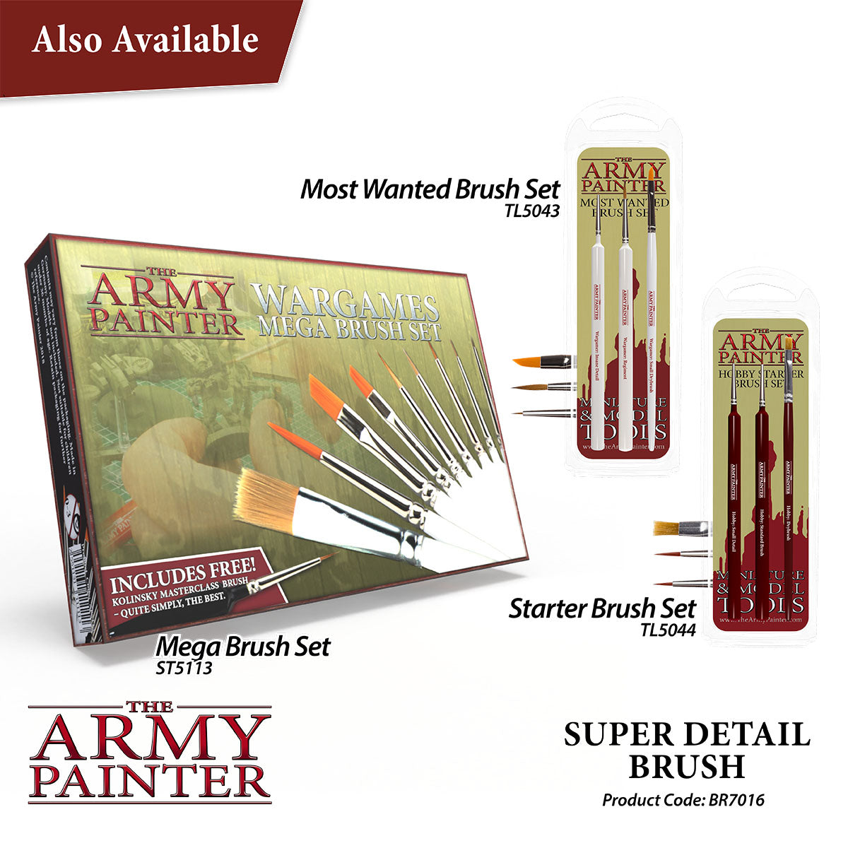 The Army Painter - Super Detail - Hobby Brush
