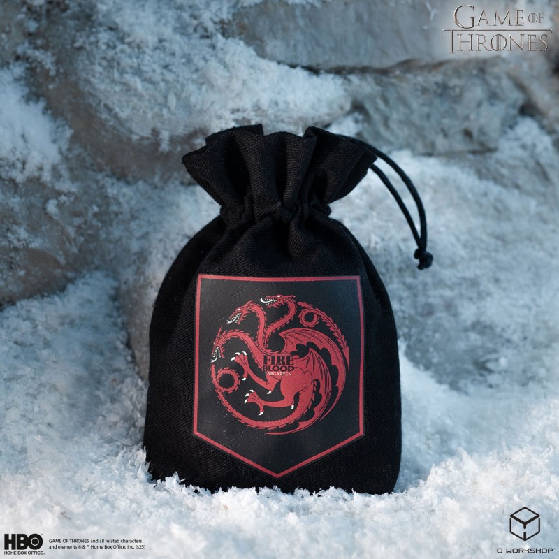 Q Workshop | Targaryen | Game Of Thrones Dice Pouch