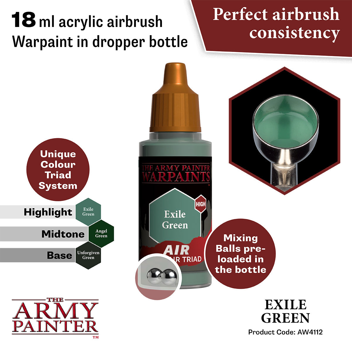The Army Painter - Exile Green - Warpaints Air