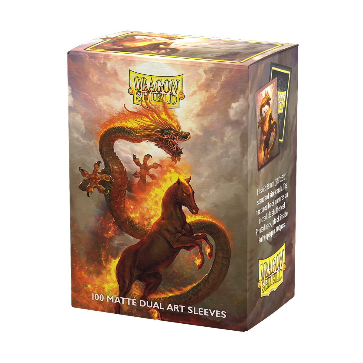 Dragon Shield: Fire Horse 2026 - Dual Art Sleeves Standard Size