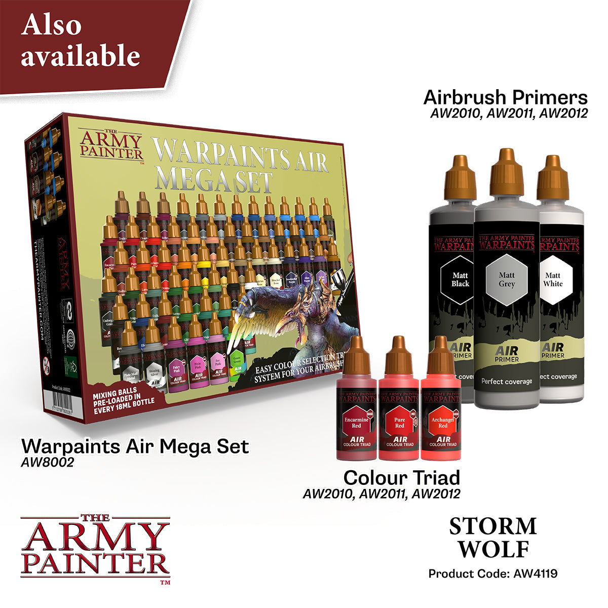 The Army Painter - Storm Wolf - Warpaints Air