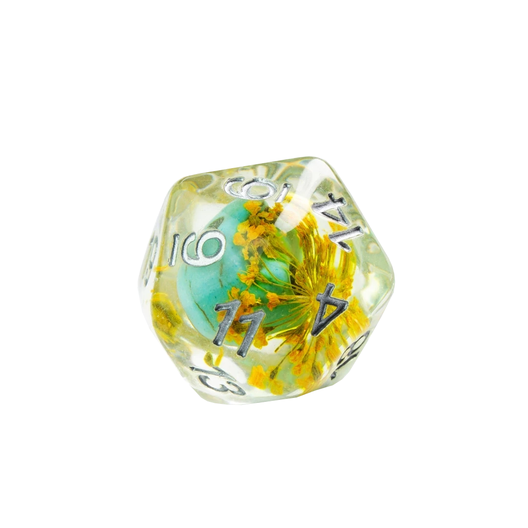 Gamegenic | RPG Dice Set | Embraced Series Green Skull