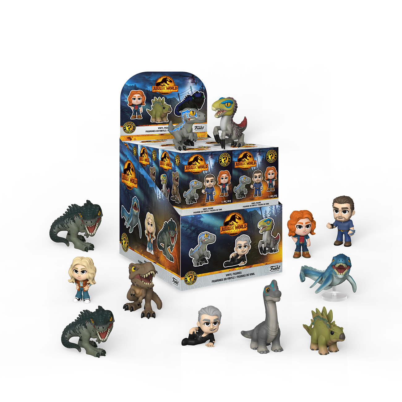 MM: JW3 12PC PDQ: JURASSIC WORLD: DOMINION MYSTERY MINIS - Jurassic World