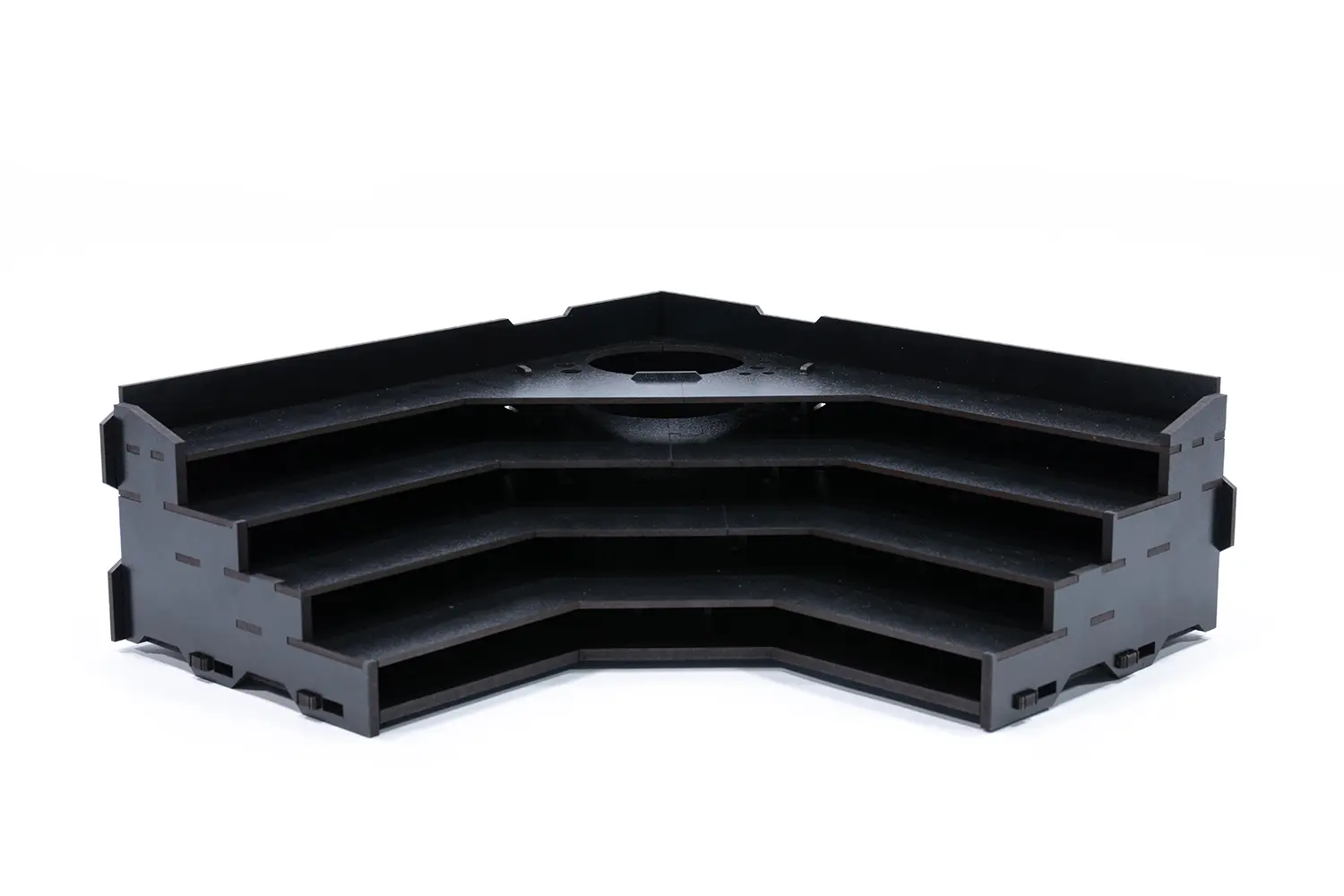 Kraken Wargames | Eck Farbregal Top (Tribüne) | Black Rack