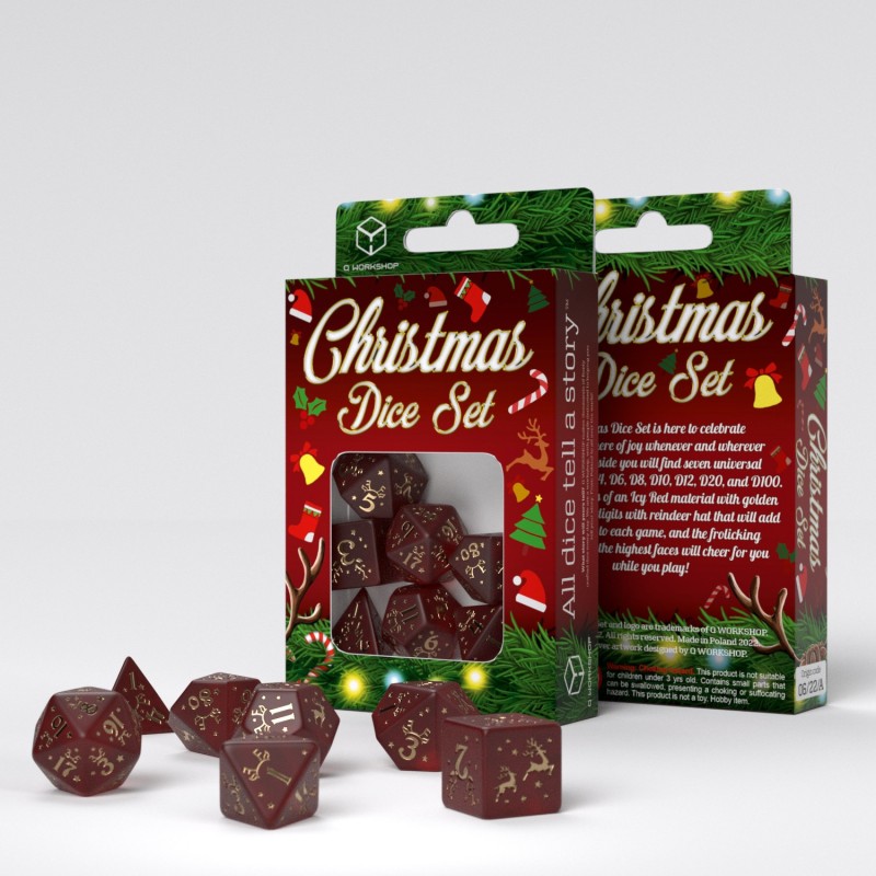 Q Workshop | 2022 Edition | Christmas Dice Set