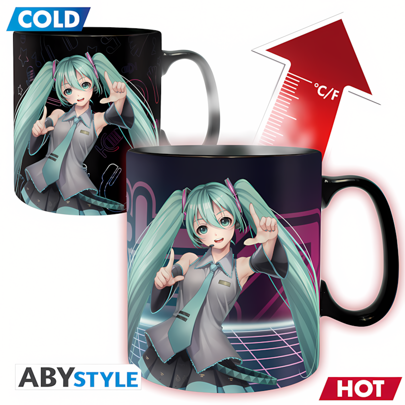 Abysse: Hatsune Miku - Mug Heat Change (460ml) - Hatsune Miku