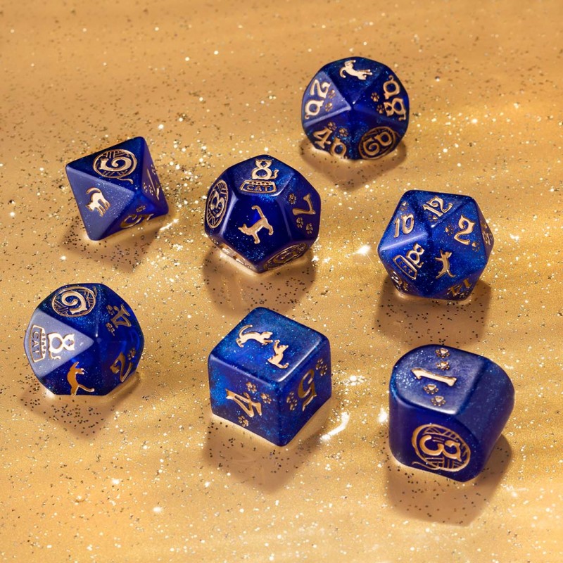 Q Workshop | Meowster | CATS Modern Dice Set