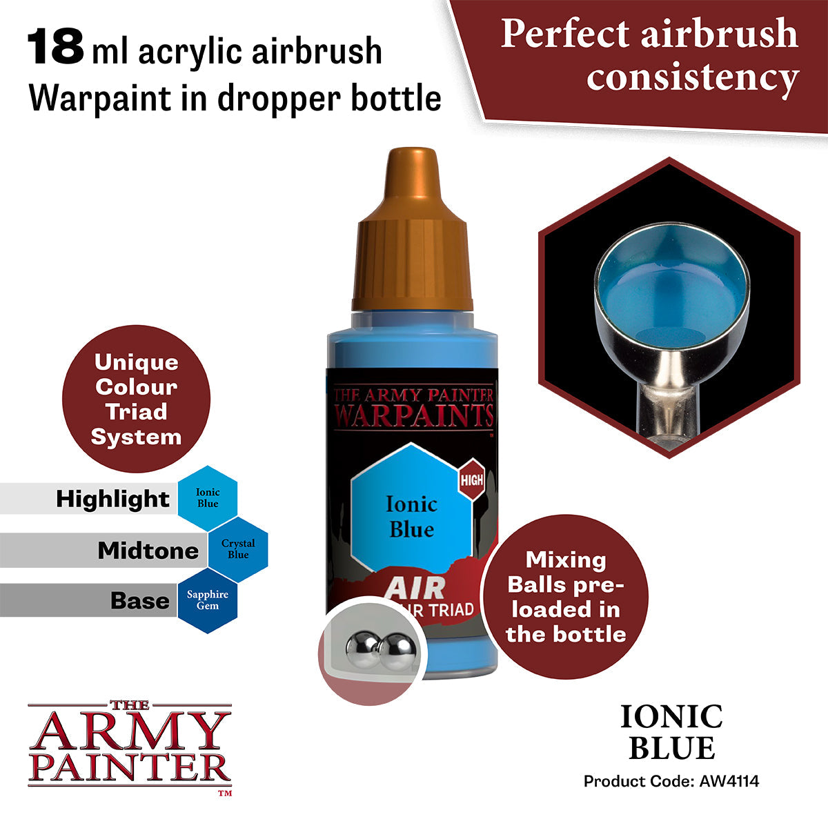 The Army Painter - Ionic Blue - Warpaints Air
