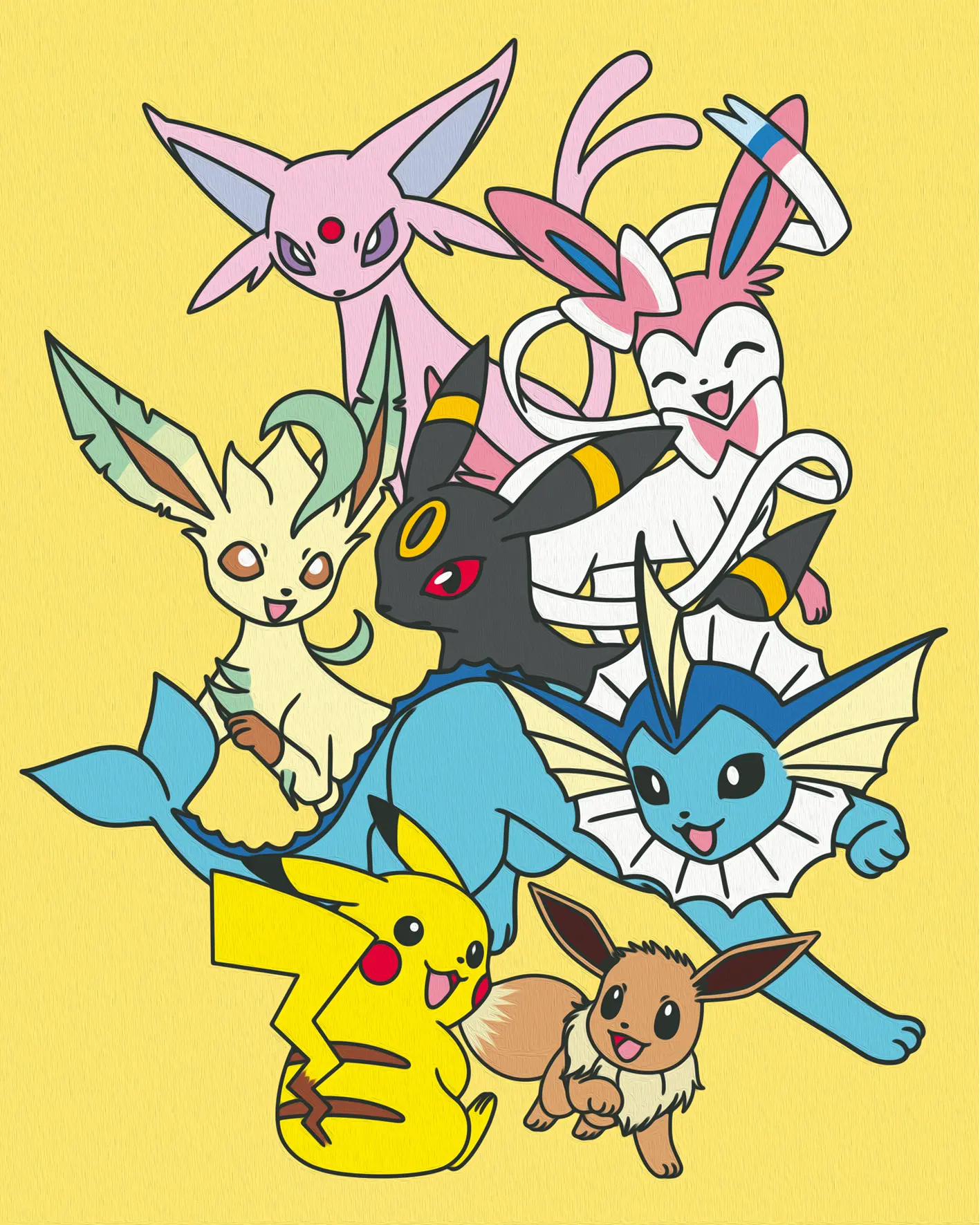 Ravensburger | Pokémon Eevee Evolutions | CreArt Malen nach Zahlen