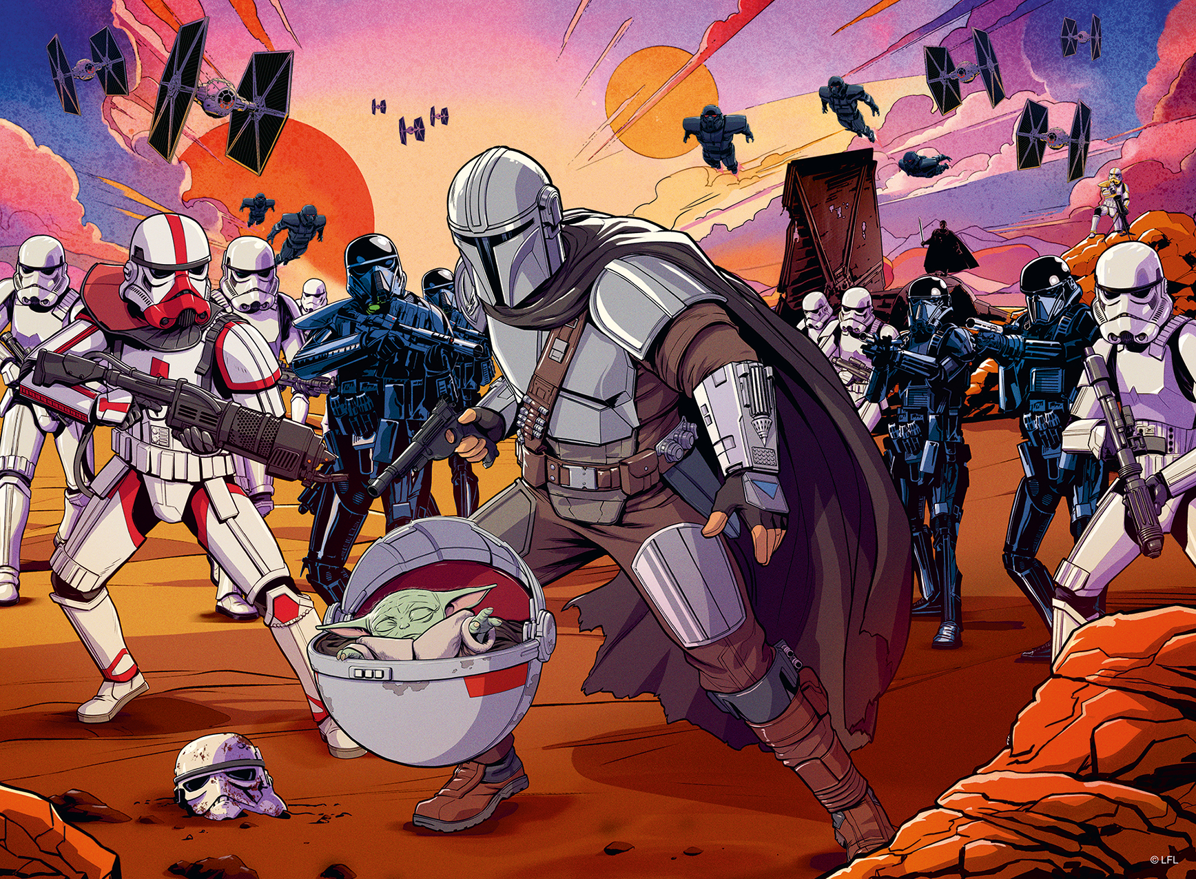 Ravensburger | Star Wars The Mandalorian Face-Off | 200 Teile Puzzle