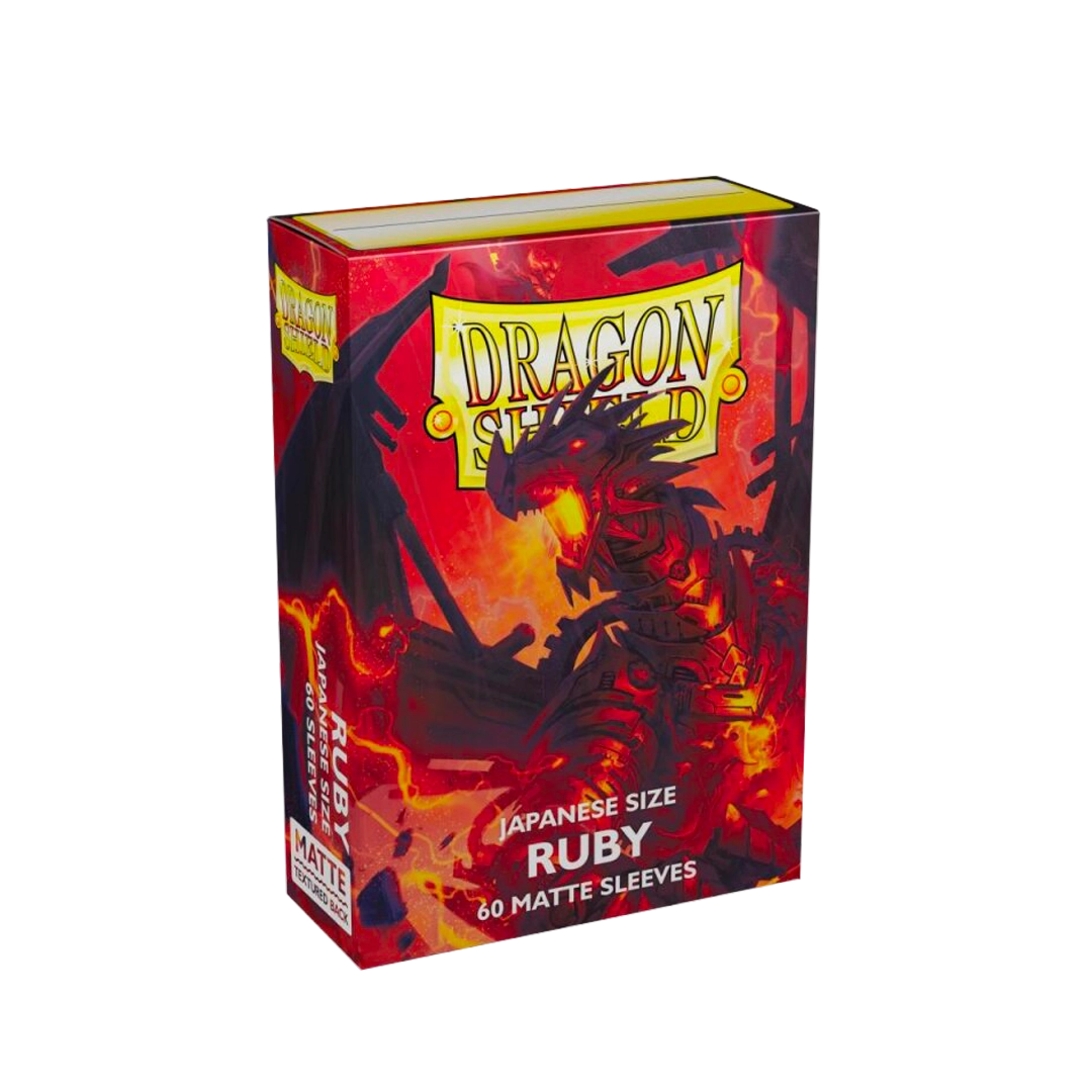 Dragon Shield: Ruby - Matte Sleeves - Japanese Size