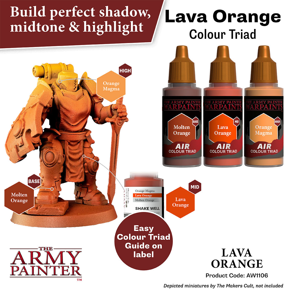 The Army Painter - Lava Orange - Warpaints Air