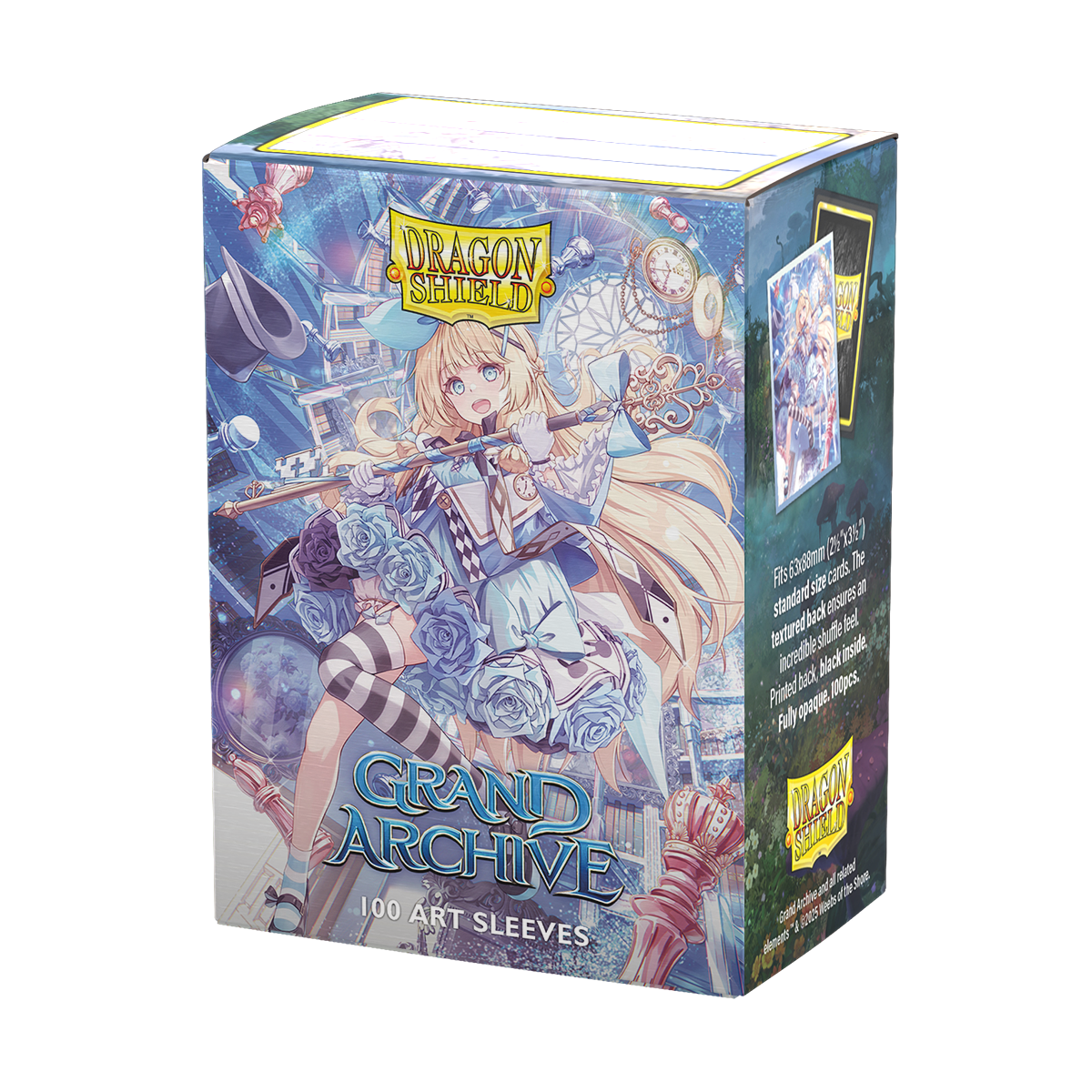 Dragon Shield: Alice, Golden Queen - License Sleeves Standard Size