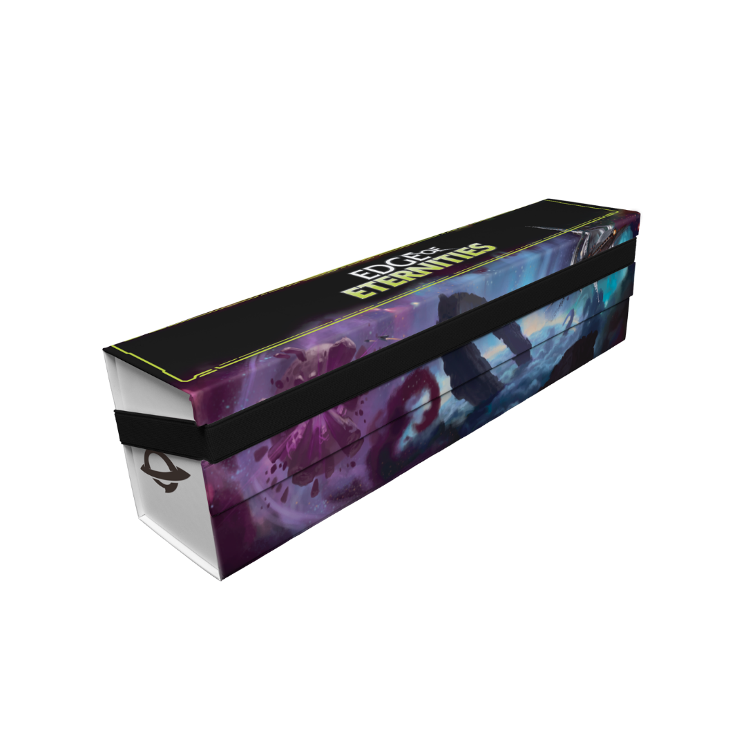 Ultra Pro - Edge of Eternities - Nebula Space Station - 500+ Flat Pack Storage Box for Magic: The Gathering