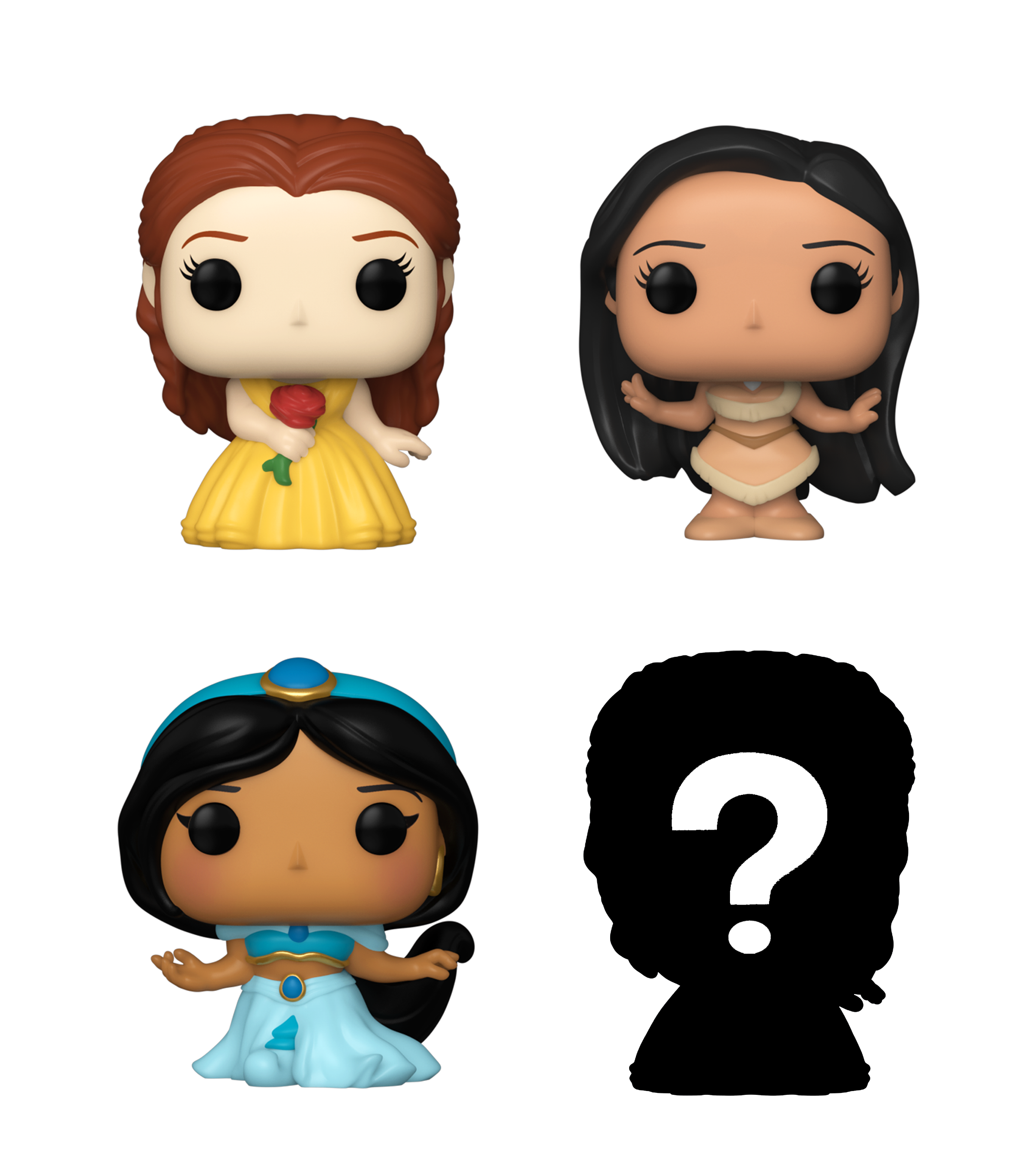 Bitty POP!: Belle, Pocahontas & Jasmin - Disney Princess