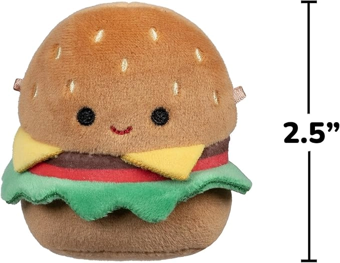Jazwares | Squishmallows Micromallows: Carl, Yollie, Javari & Tudor | 4er Set Plush (6cm)