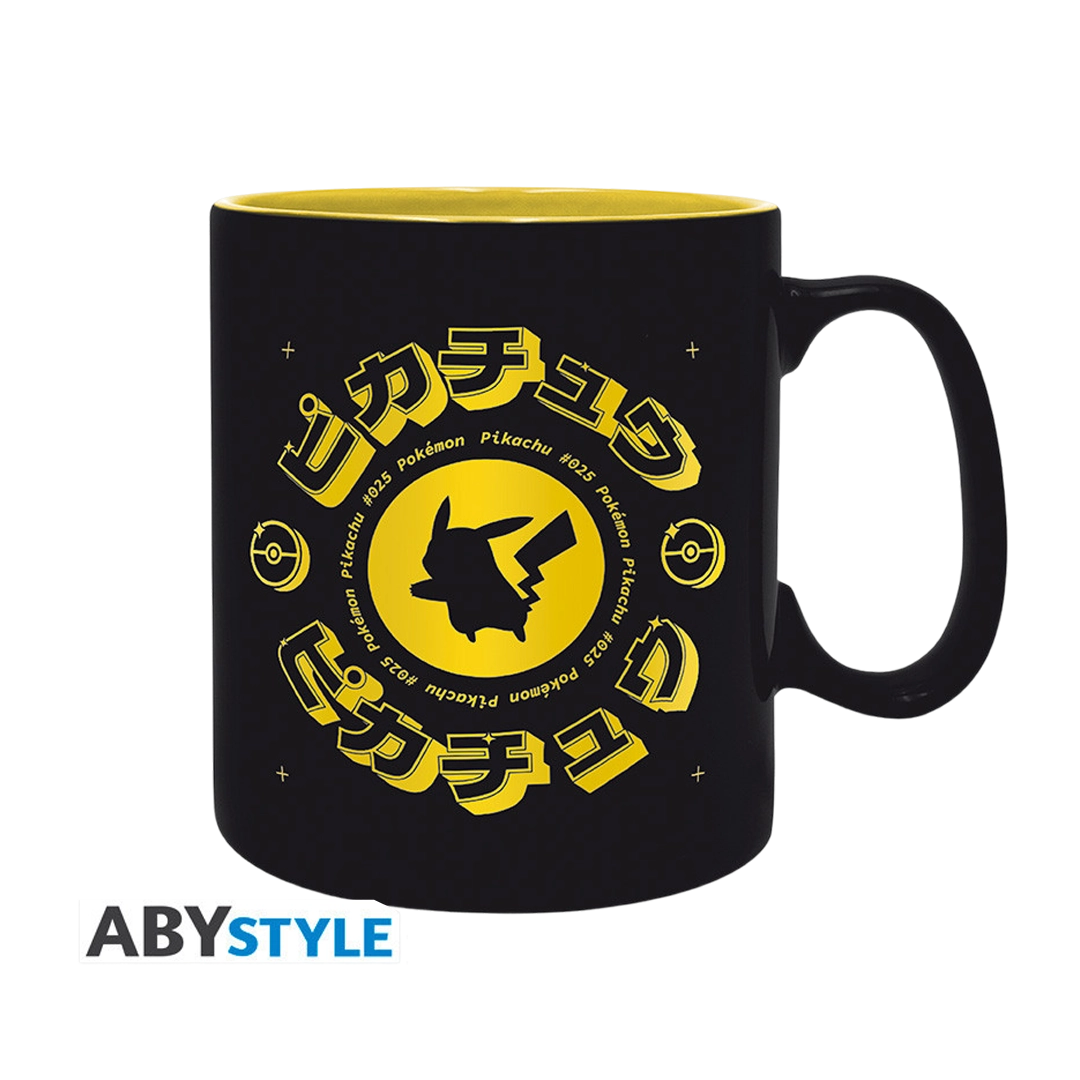 Abysse | Pokémon Tasse Pikachu - Black Icon 460ml Keramik