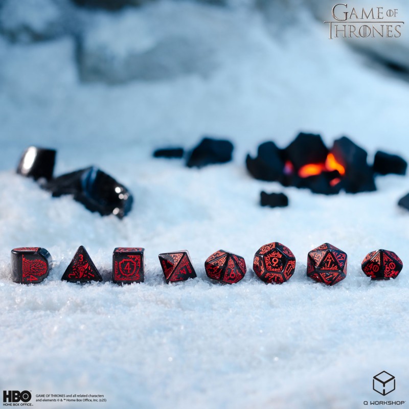 Q Workshop | Targaryen | Game Of Thrones Dice Set