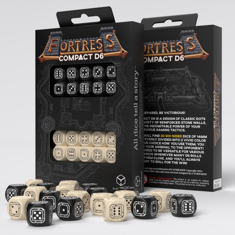 Q Workshop | Black & Beige | Fortress Compact D6