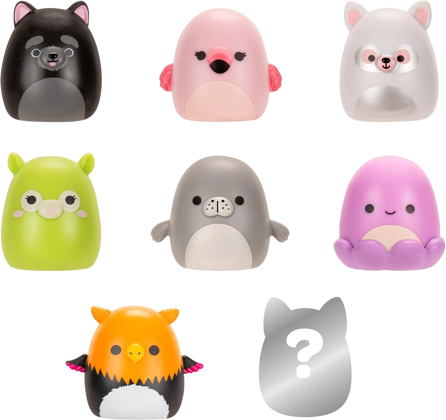 Jazwares | Squish-a-Longs Mini-Squish & Zubehör Wave 3 | Mini-Squish 8er-Pack Style 3