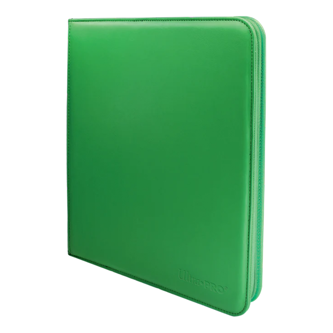 Ultra Pro | Vivid - Green | 12-Pocket Zippered PRO-Binder