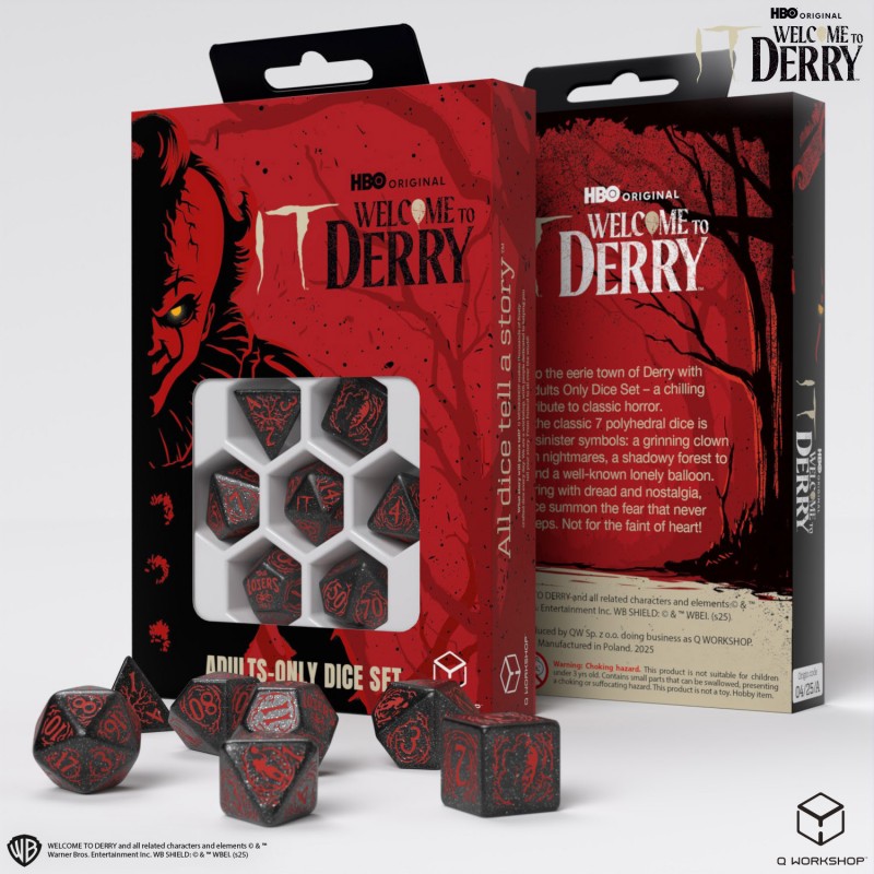 Q Workshop | Welcome To Derry | Adults-Only Dice Set