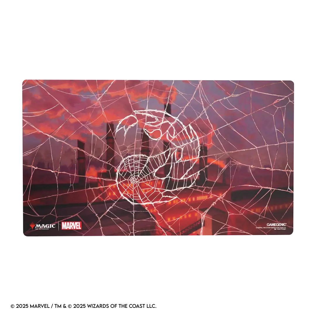 Gamegenic | Magic: The Gathering - Spider-Man / Mountain | Shiny Playmat